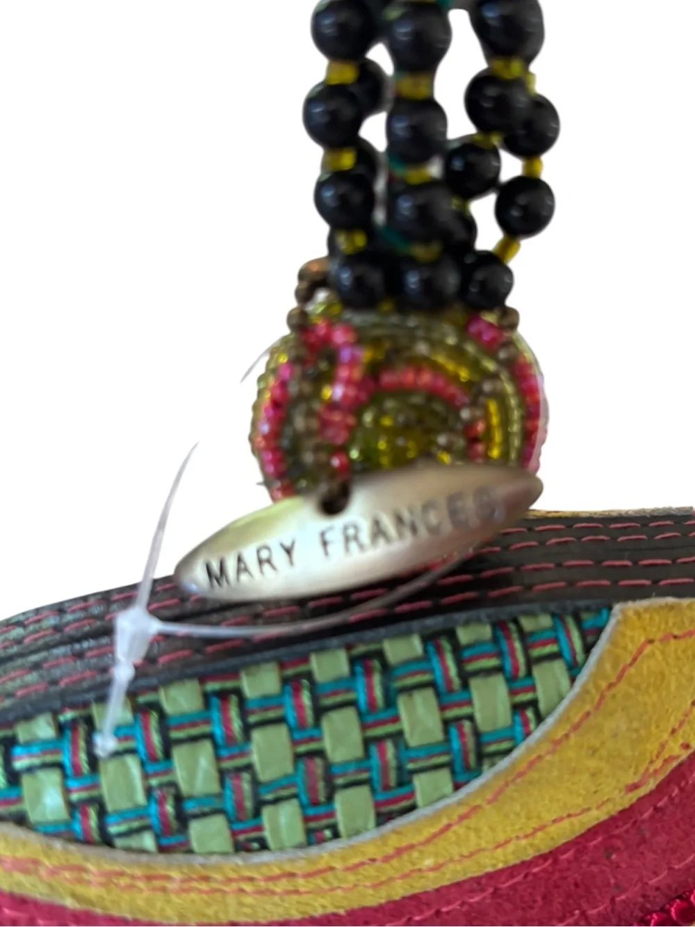 Mary Frances Multicolor Beaded Floral Sequined Handbag. NWOT - Picture 3 of 9